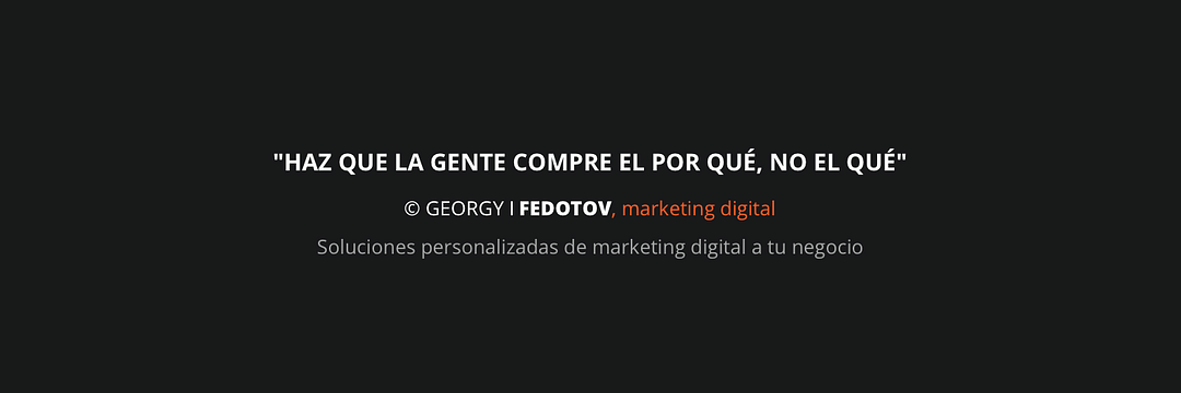 Georgy Fedotov | Marketing Digital cover